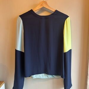Colorblock Long Sleeve Top